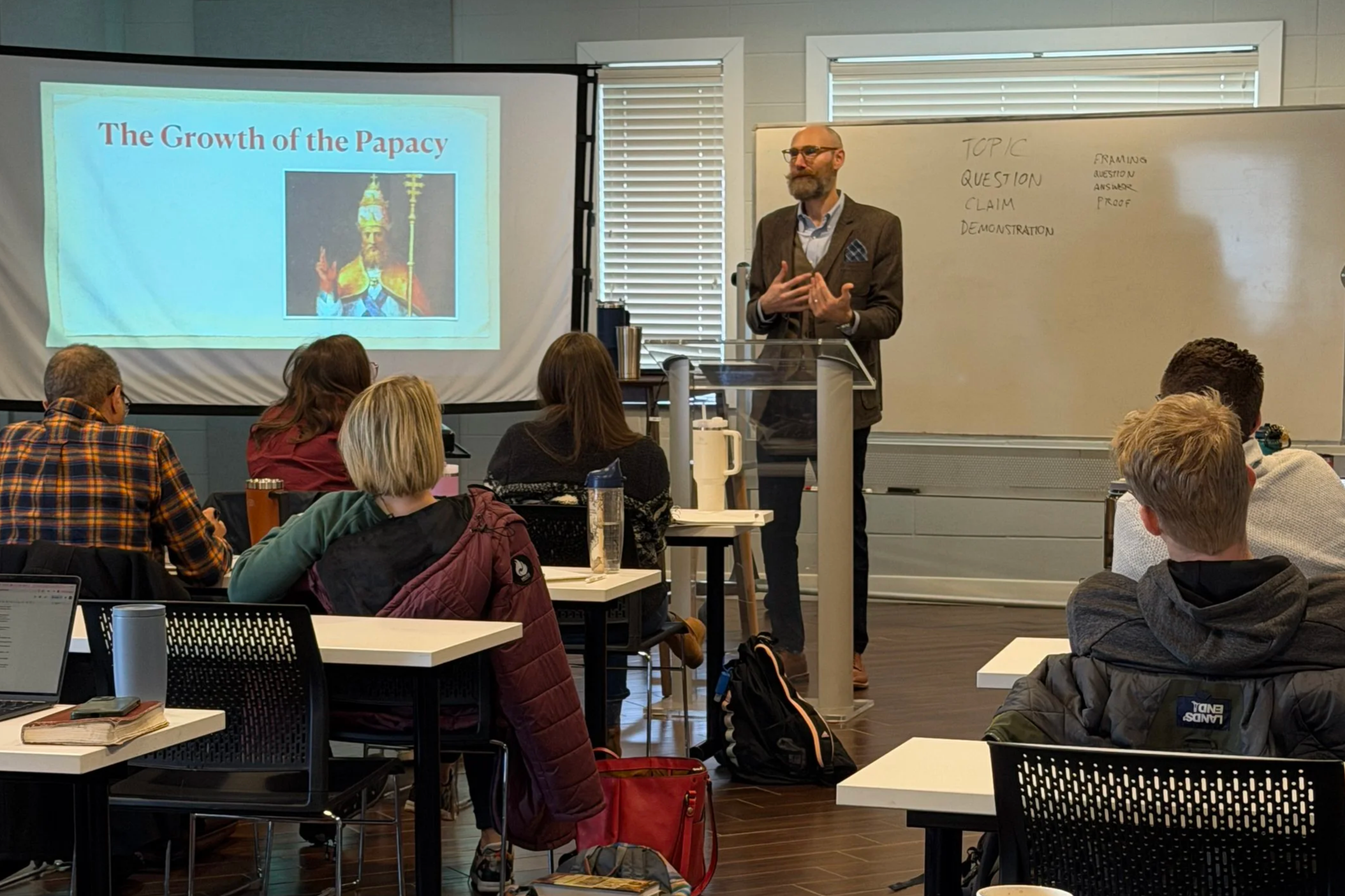 Students in class at Indianapolis Theological Seminary